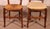 Straw-Seated Cherrywood Chairs, 1970s, Set of 8 For Sale - Image 4 of 13
