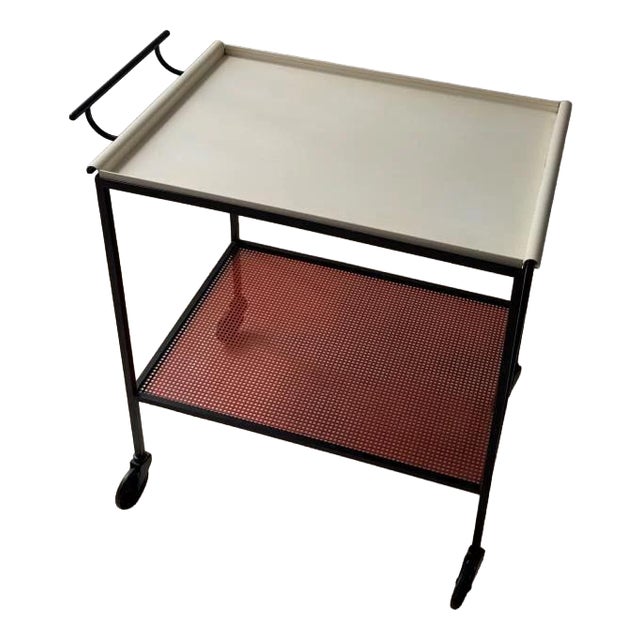 Pilastro Serving Trolley by Tjerk Reijenga, 1960s For Sale