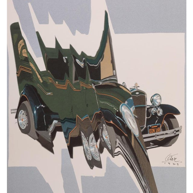 Modern Cesar, Compression de Bugatti, Lithograph For Sale - Image 3 of 5