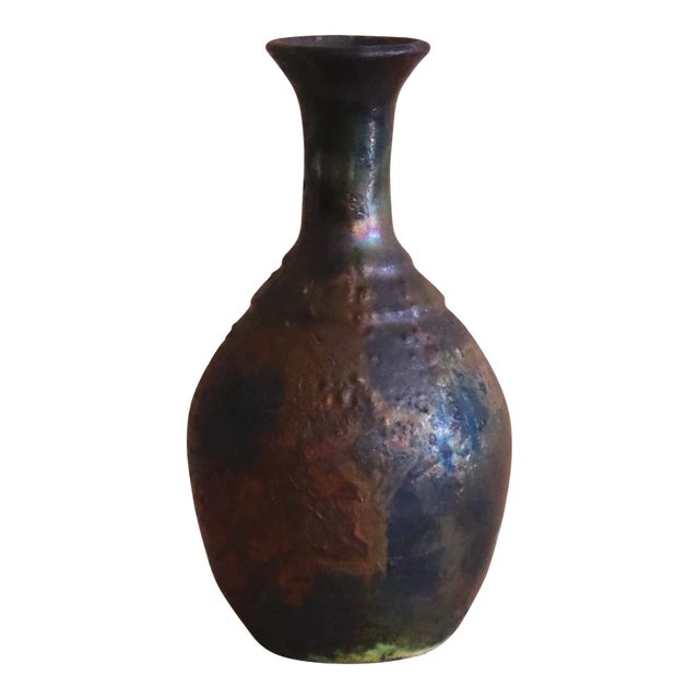 Ceramic Brutalist Vase For Sale