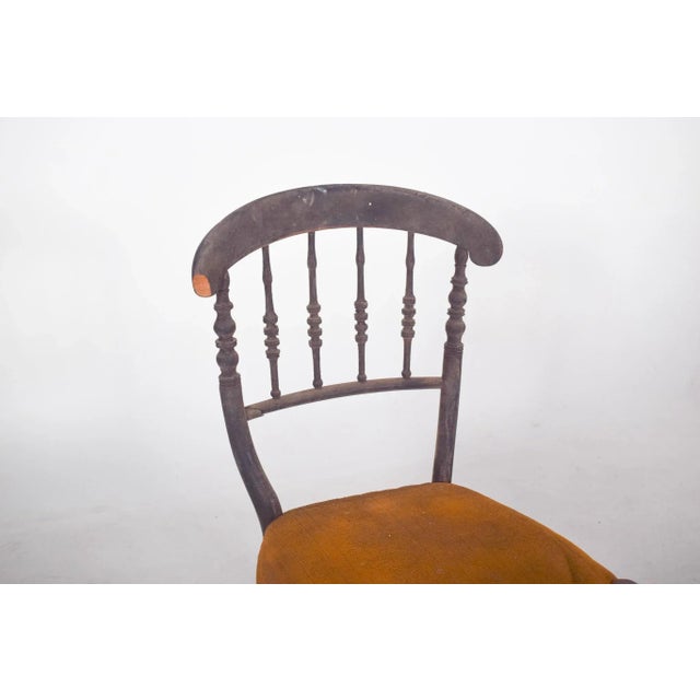 Wood Dark Wood Dining Chair, 1890s For Sale - Image 7 of 10