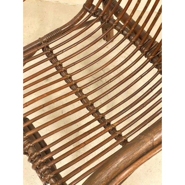 Set of Bamboo Armchairs, 1970s For Sale - Image 11 of 14