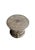 Monumental Cast Bronze Rain Drum Side Table Sculptural Patinated Finish For Sale - Image 6 of 10