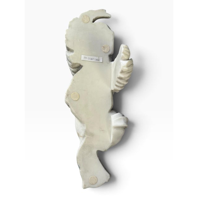 Design Toscano Sleeping Cherub Angel Figurine | Off-White Resin For Sale - Image 4 of 4