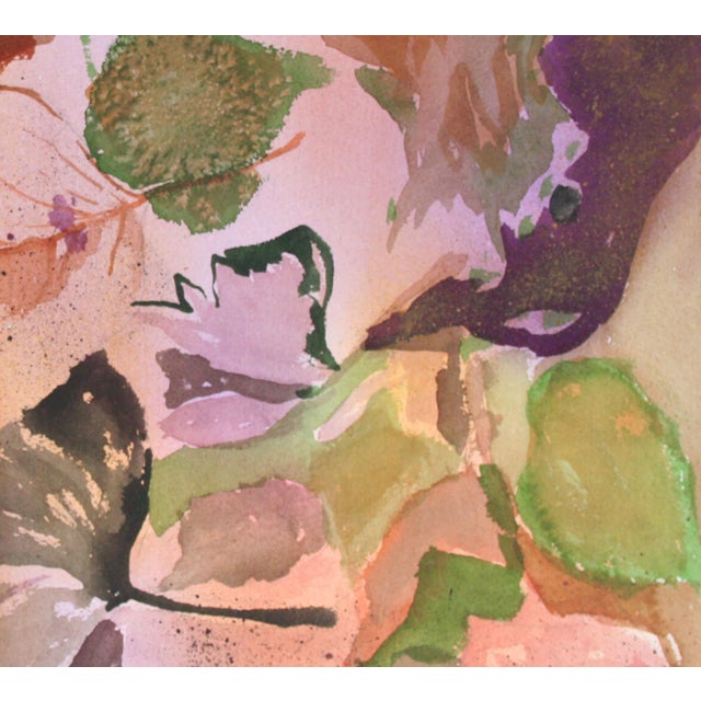 American Botanical Study Autumn Grape Leaves #2 by Les Anderson For Sale - Image 3 of 8