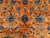 Rust Afghan Sultani Hand-Knotted Wool Rug - 9'8" X 8'1" For Sale - Image 11 of 14