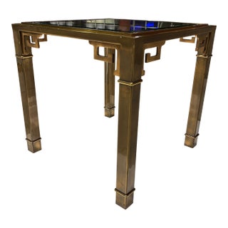 Greek Key End Table From Mastercraft For Sale