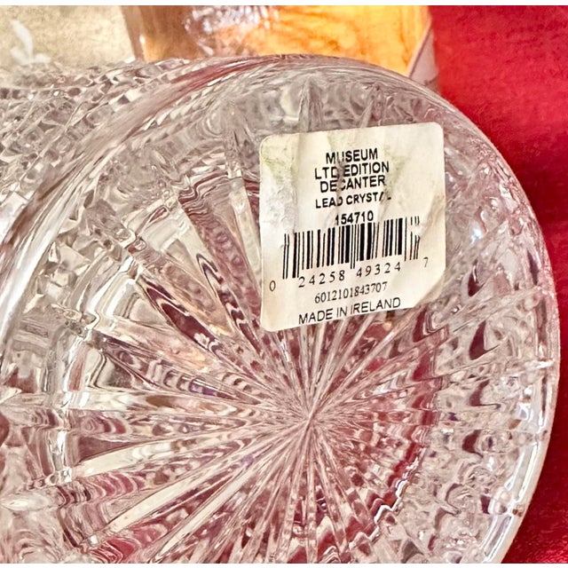 Glass Vintage National Museum Collection Waterford Crystal Decanter For Sale - Image 7 of 12