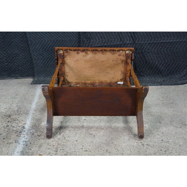 Antique Victorian Eastlake 2 Tier Walnut Hall Side Table Sawtooth Apron 25" For Sale - Image 18 of 18