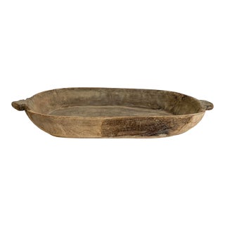 Rustic Salvaged Wood Tray For Sale