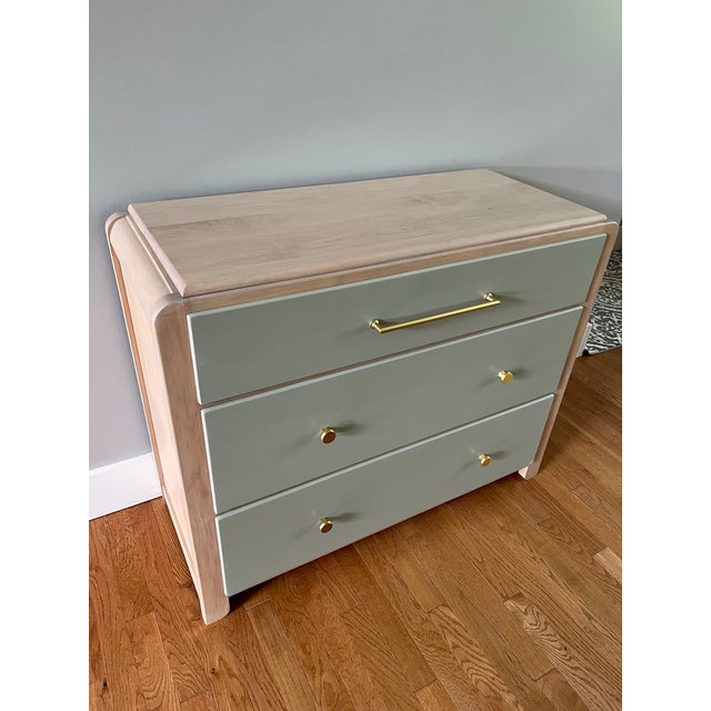 Wood 1920s Child’s Three Drawer Dresser For Sale - Image 7 of 8