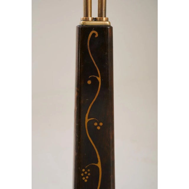 Swedish Modern Floor Lamp attributed to Tor Wolfenstein for Ditzingers, 1940s For Sale - Image 6 of 8