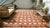 Textile 1870s Red White Diamond Antique French Needlepoint Rug 13'8" X 16'10" Flatweave Wool Carpet For Sale - Image 7 of 9