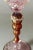 Glass 1970s Murano Glass Goblet "Tipetto" Pink Blown Glass With Gold Leaf Decoration For Sale - Image 7 of 11