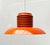Mid-Century Modern German Space Age Orange Pendant Lamp, 1960s For Sale - Image 12 of 18