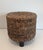 Brown Small Rope Stool in the Style of Adrien Audoux and Frida Minet. French Work. For Sale - Image 8 of 12