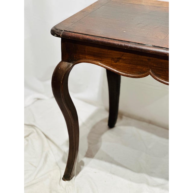 Stunning Antique (circa 1800) French Cherry Provincial Work Table. Solid and sturdy. Beautiful patina and age. Some wear...