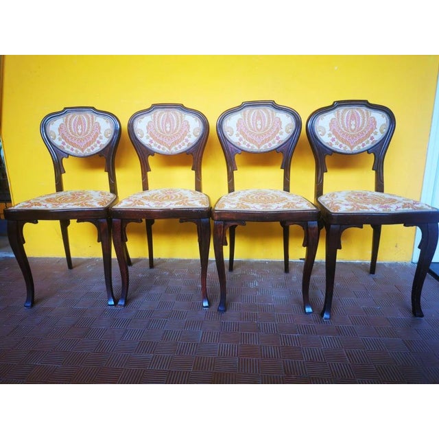 Antique Chairs from Jacob & Josef Kohn, 1890s, Set of 4 For Sale - Image 4 of 8