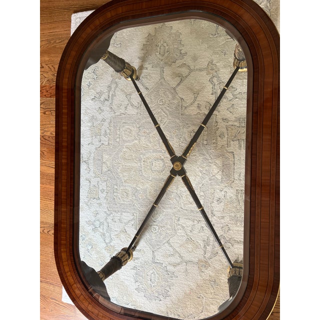 E J Victor Mahogany and Ebony Glass Cocktail Table For Sale - Image 11 of 18