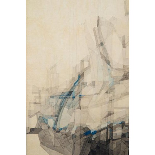 Joan Claret, Abstract Compositions, Watercolours, Set of 3 For Sale - Image 7 of 11