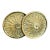 Brass Flower Door Knobs Set of 2 For Sale