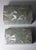 Pair of vintage crackled abalone jewelry boxes. Unmarked. Attributed to Maitland Smith. Possibly Karl Springer. Measures:...