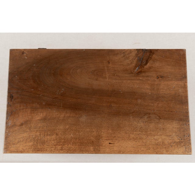 19th Century Spanish Walnut Wedding Coffer or Marriage Chest For Sale - Image 11 of 12