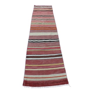 1980s Tribal Red Hand Knotted Rug For Sale