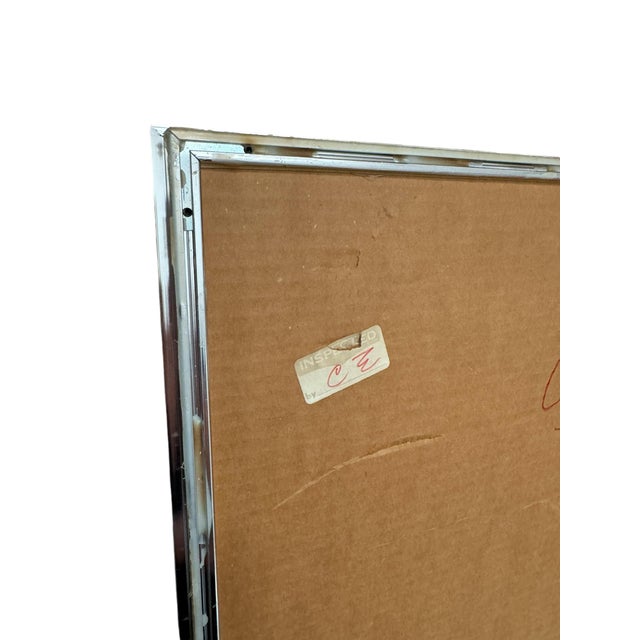 1970s Vintage Original Signed Gina Lombardi Bratter, African Woman Batik For Sale - Image 5 of 9