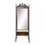 Late 19th Century English Edwardian, Regency Style Mahogany/Satin Wood Cheval Mirror For Sale