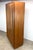 Brown Mid Century Modern Milo Baughman Style Walnut & Cane Armoire / Wardrobe For Sale - Image 8 of 12