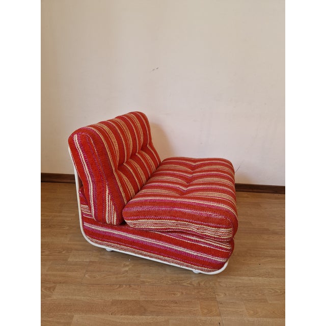 Vintage Amanta Style Lounge Chairs by Franco Colli Turin, 1970s, Set of 2 For Sale - Image 12 of 18