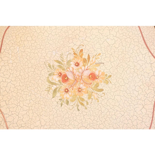 Italian Craquelure Side Tables, 1960s , Set of 2 For Sale - Image 3 of 10