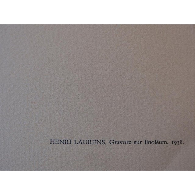 Henri Laurens, Two Mermaids, 1959, Engraving For Sale - Image 4 of 5