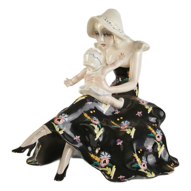 Ceramic Sculpture by Sandro Vacchetti for Essevi, 1920s-1940s For Sale