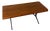 Mid-Century Modernist Teak and Metal Coffee Table by Friso Kramer for Auping, 1960s For Sale