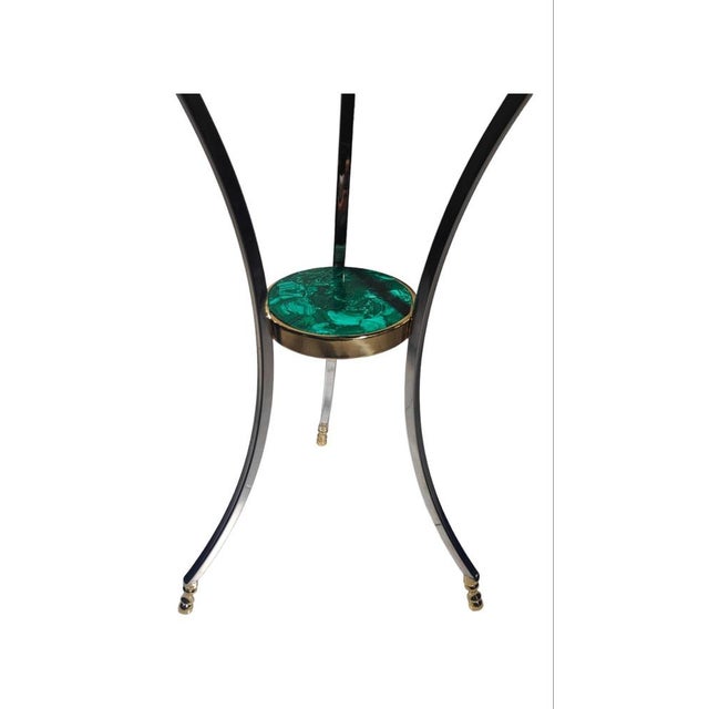 Italian Malachite Tables, 1950s, Set of 2 For Sale - Image 16 of 18