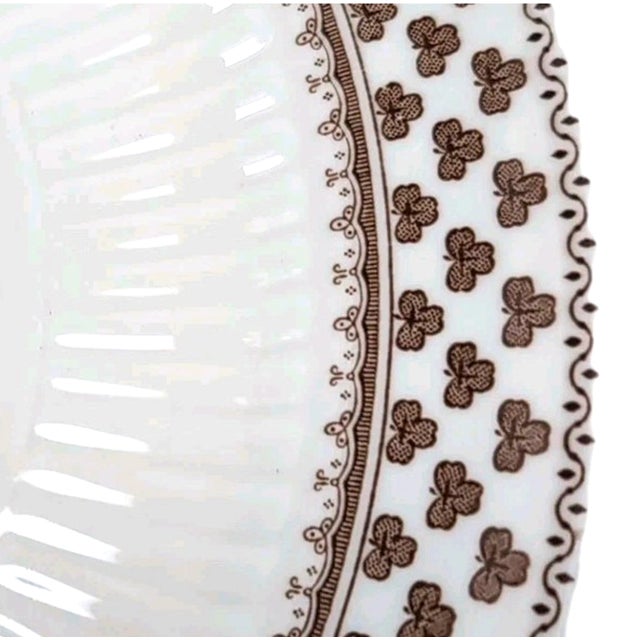 English Vintage Adams Sharon Ironstone Replacement Dinner Plates Shamrocks 10 in 25.5 Cm Retired Pattern - Set of 4 For Sale - Image 3 of 8