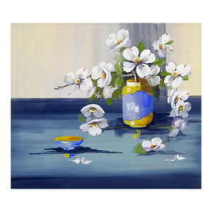Early 20th Century White Dogwood Still Life Painting