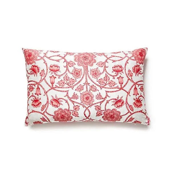 Traditional The House of Scalamandré Ornamental Gate Lumbar Pillow, Petal For Sale - Image 3 of 3