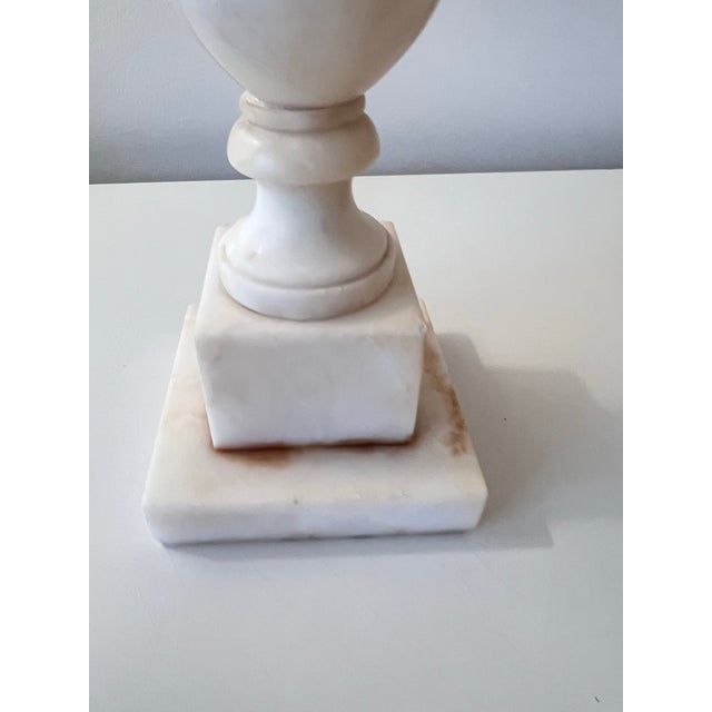 Antique Marble Lamps - a Pair For Sale - Image 11 of 12