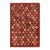 Eclectic Balochi Red/Blue Wool Rug - 3'3''x4'10'' For Sale