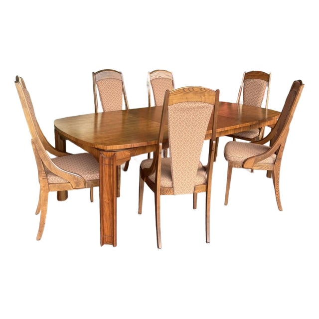 Mid Century Brutalist Tabago Dining Set For Sale