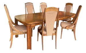 Mid Century Brutalist Tabago Dining Set