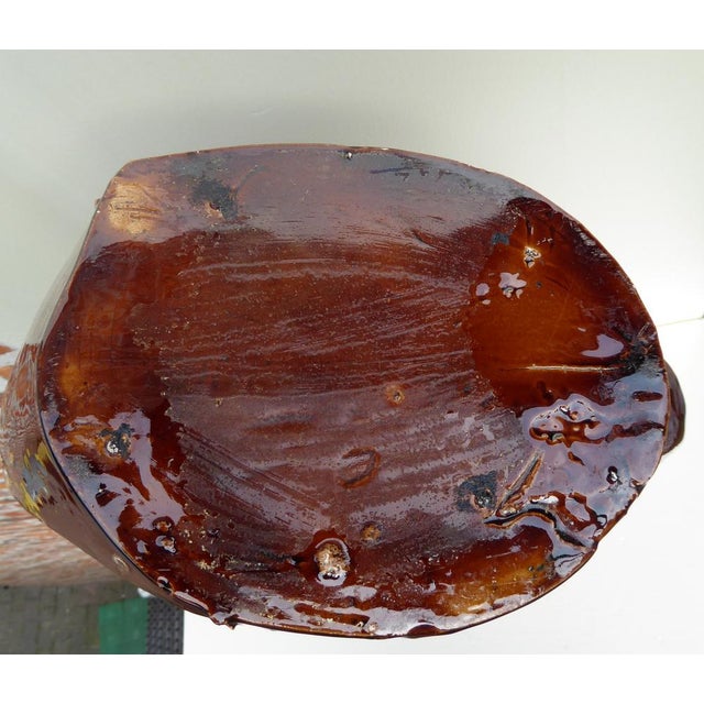 Ceramic Vallauris Fat Lava Organic Freeform Ceramic Vase, 1970s For Sale - Image 7 of 10