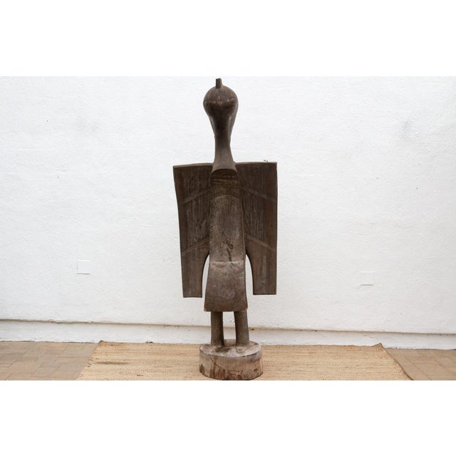 Brown Imposing 83" Tall African Senufo Guardian For Sale - Image 8 of 9
