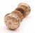 Early 20th Century Antique 1870s Polished Brass Vernacular Door Knob Set For Sale - Image 5 of 7