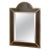 Brown French Art Deco Leather Wall Mirror, 1910s For Sale - Image 8 of 8