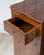 Italian Pair of Italian 18th Century Walnut Bedside Chests with Carved Fluted Drawers For Sale - Image 3 of 11