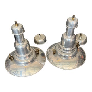 Vintage Ikea “Ottava” Pendant Lights - a Pair For Sale